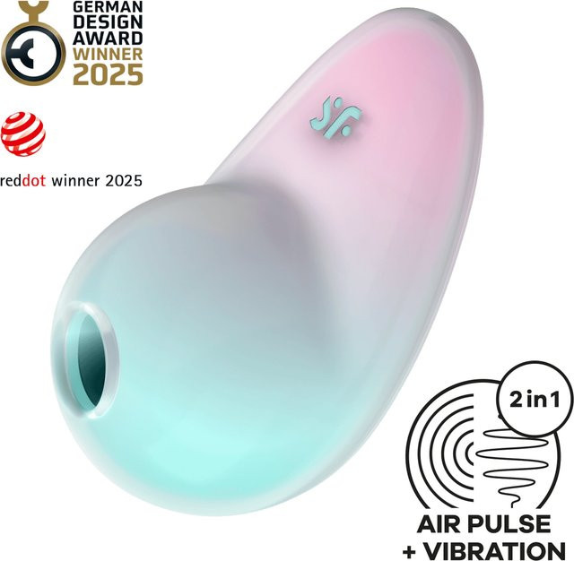Satisfyer Pixie Dust Vibrator in Pink und Transparent, Höhe: 9 cm - Bild 1