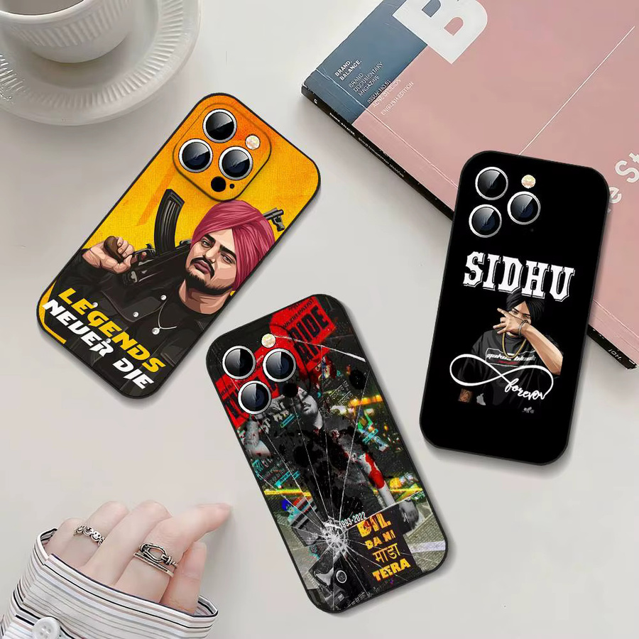 Sidhu Moose Wala Handyhülle aus Silikon für iPhone Modelle in Multicolour - Bild 4