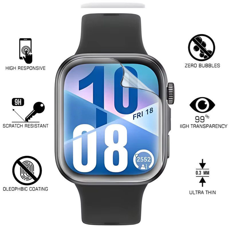 Huawei Displayschutzfolie Hydrogel, transparent, Unisex - Bild 3