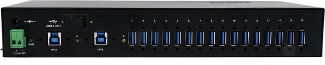 EXSYS EX-1526HMVS USB 3.2 Gen 1 Schnittstellen-Hub Type-B 5000 Mbit/s Schwarz - Bild 1