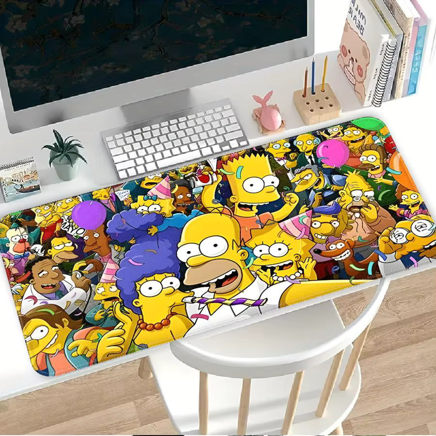 Wasserdichtes The Simpsons Mauspad in Multicolour für Computer und Laptop - Bild 6