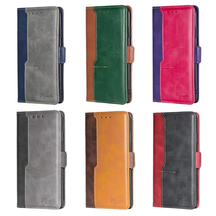 Magnetische Leder-Klapphülle mit Kartenfächern als Brieftaschen-Handyhülle für Google Pixel 8 7 6 Pro 5 4 XL und 8A in Braun oder Rot - Bild 6