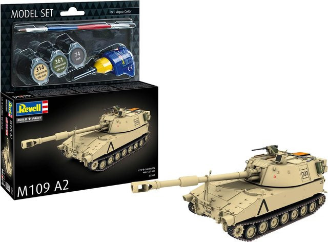 Revell Model Set M109 A2, Fahrzeuge, 1:72, Grau - Bild 1