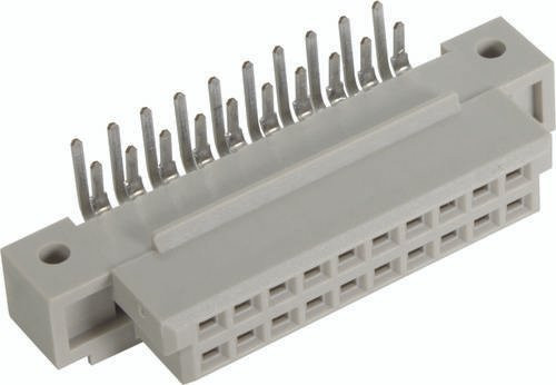 HARTING Federleiste 09752206801 in Grau mit 2 Reihen - Bild 1
