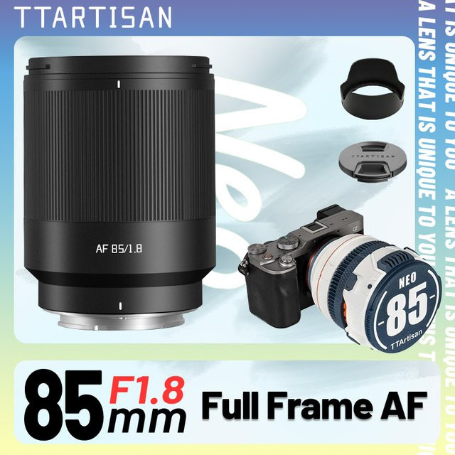 TTArtisan 85mm F1.8 NEO Vollformat-Autofokus-Objektiv für Sony E und Nikon Z Mount - Bild 1