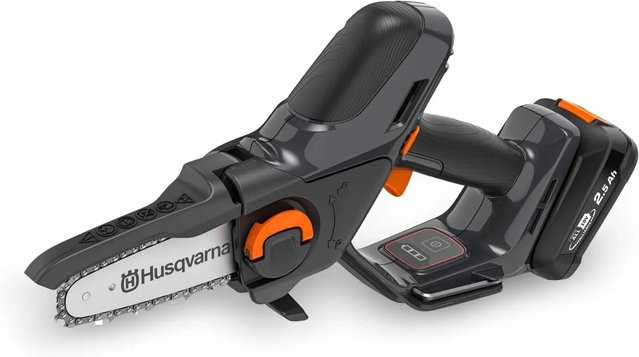 Husqvarna Akku-Kettensäge Aspire P5-P4A Power for All inkl. Akku und Ladegerät in Grau - Bild 1