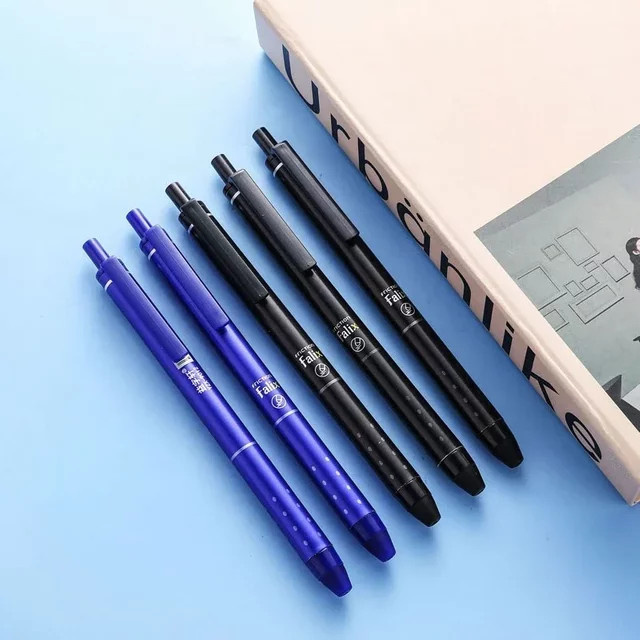 24er Set löschbare Gel-Stifte mit 0,5 mm Mine in Multicolour für Büro und Schule - Bild 1