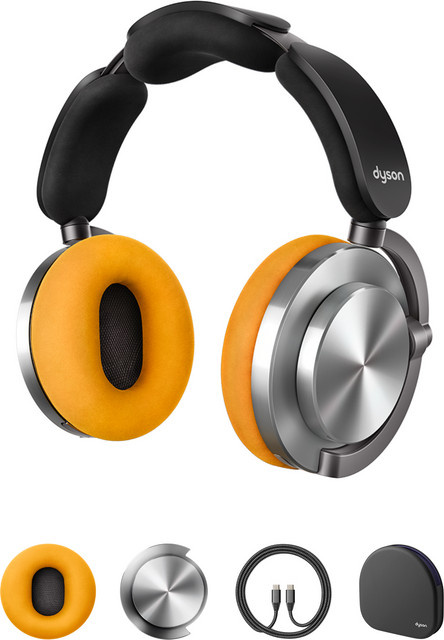 Dyson OnTrac Over-Ear Kopfhörer Gelb/Aluminium - Bild 1