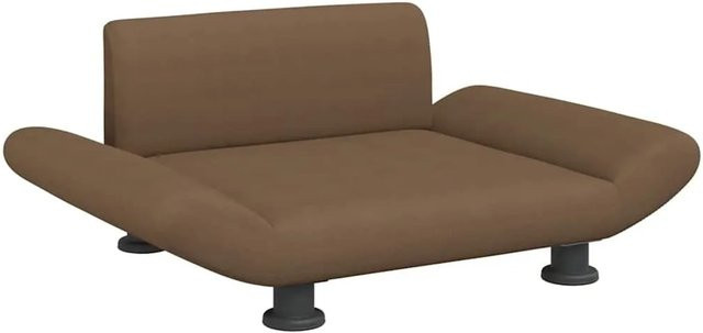 vidaXL Hundebett Sofa aus Stoff in Braun, B/T/H: 70 x 45 x 28 cm - Bild 1