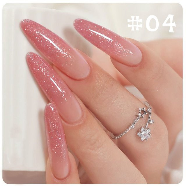 Dannico Rose Broken Pink Nude Diamant-Gel-Nagellack, 12 ml, Glänzend - Bild 1