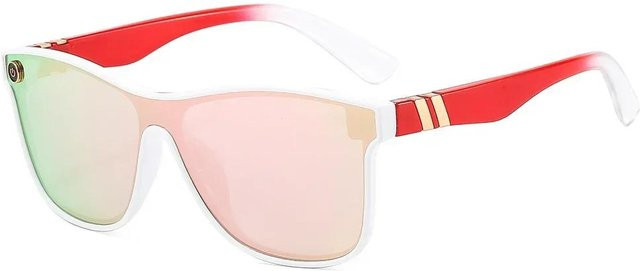 Yiran glasses Sonnenbrille, rectangular, unisex, plastic, white, Vollrand - Bild 1