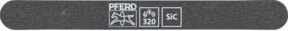 PFERD Flexible Schleiffeile SF-R147-15-5 mit runden Enden, SiC K 320, B/H/T: 14,7 x 1,5 x 0,5 cm - Bild 1