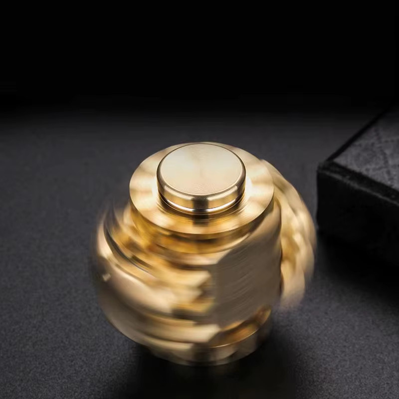 Meade Fidget Spinner, 1-teiliges Set, manueller Rotator, 4 Gang, Messing - Bild 4