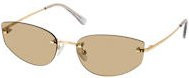 Mister Spex Carmelia 2166 H23 Sonnenbrille, Cat Eye, Gold, Braun, Damen, randlos, Metall - Bild 1