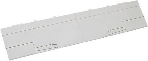 Hager ZZ13V Abschottung universell senkrecht für Anschlussraum 450mm aus Kunststoff in Weiß - Bild 1