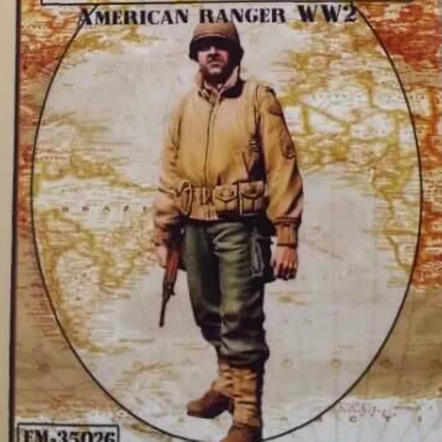 BAANFU Wii American Ranger Sergeant, Harzfigur, Maßstab 1:35, Modellbausatz - Bild 1