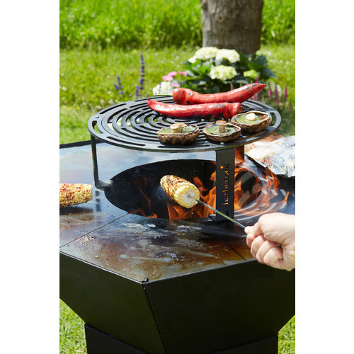 BARBECOOK Grillrosterhöhung Dynamic Centre, rund, Durchmesser: 36 cm, Stahl, schwarz - Bild 2