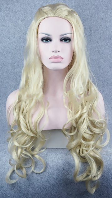 HAIRJOY Kunsthaar-Perücke, lange gewellte blonde Perücke - Bild 1