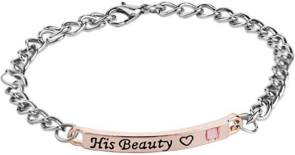 Paar Armbänder Titan, Roségold, Unisex - Bild 1