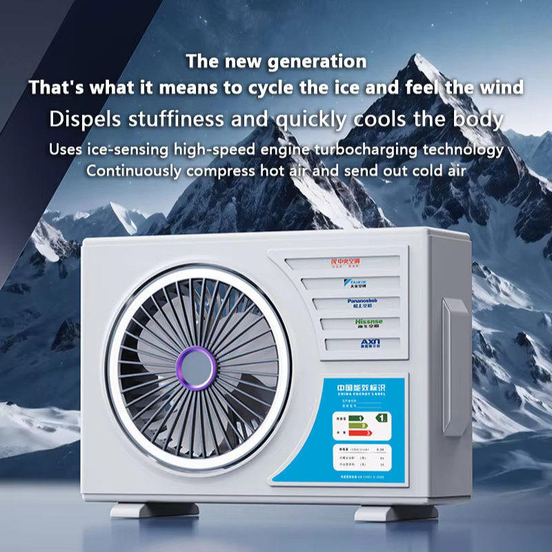 Lenovo tragbarer Tischventilator in Weiß, wiederaufladbarer kleiner Ventilator für Schreibtisch und Büro - Bild 3