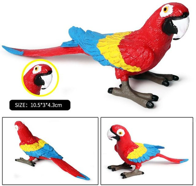 Oenux Vogel Waldtier Papagei, Modell, ab 3 Jahre - Bild 1