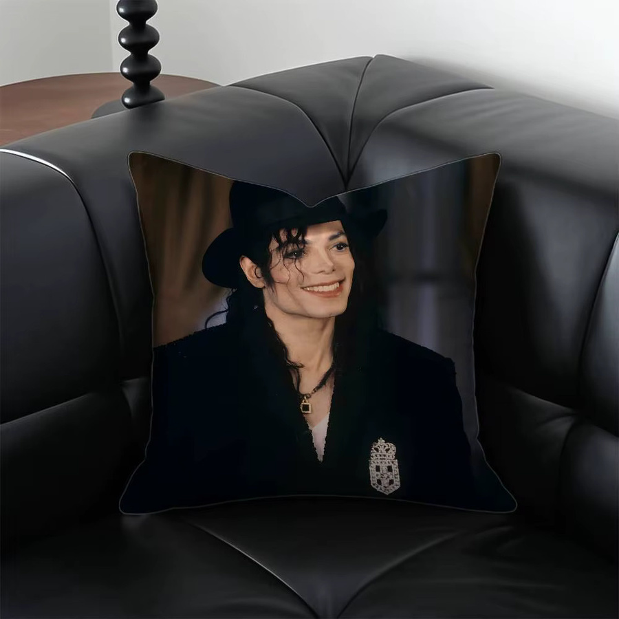 Singer M-Michael Jackson Kissenbezug mit hautfreundlichem Stoff und unsichtbarem Reißverschluss - Bild 2