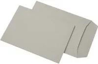 MAILmedia Versandtasche DIN C5 aus Papier, selbstklebend, Grau, Blauer Engel - Bild 1