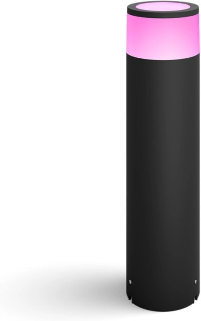 Philips Hue White & Color Ambiance Calla LED-Sockelleuchte Erweiterung, Schwarz, RGBW, für Außenbereich, Garten und Terrasse - Bild 3