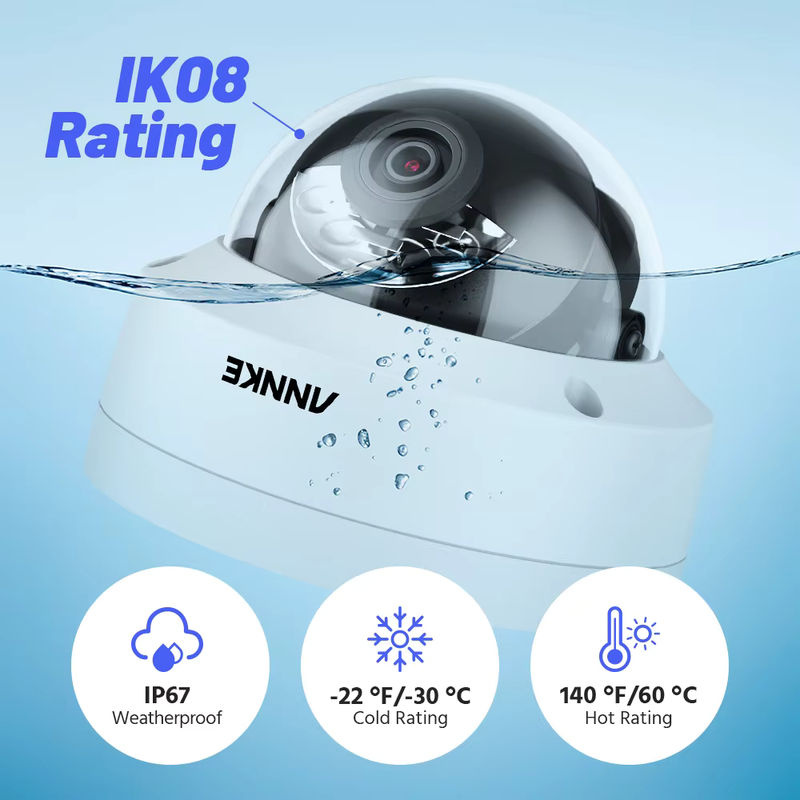 ANNKE 12MP Smart Dual Light Überwachungskamera Set mit 8CH NVR und 4 PoE Outdoor Kameras in Weiß - Bild 3