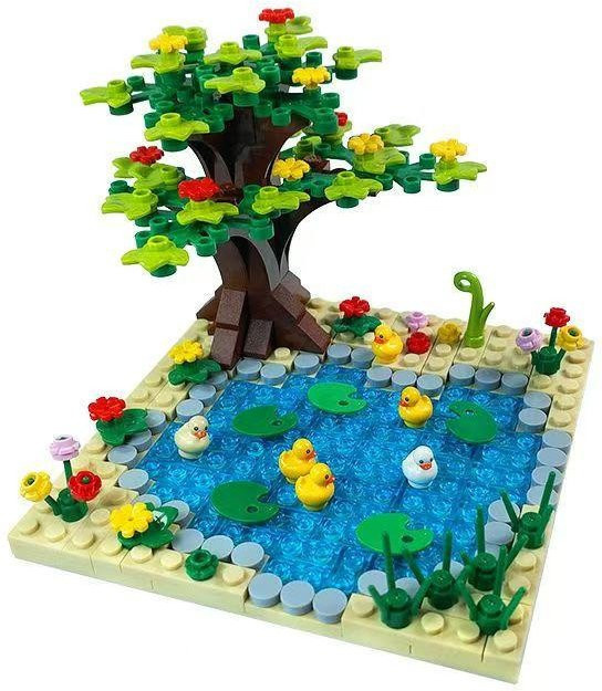 Linyi toy Ente Pool Gebäude Bausteine, Set, ab 14 Jahren - Bild 1