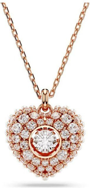 Swarovski Halskette Idyllia Hyperbola Herz, Zirkonia, Kristall, Perle, Damen, Roségold - Bild 1