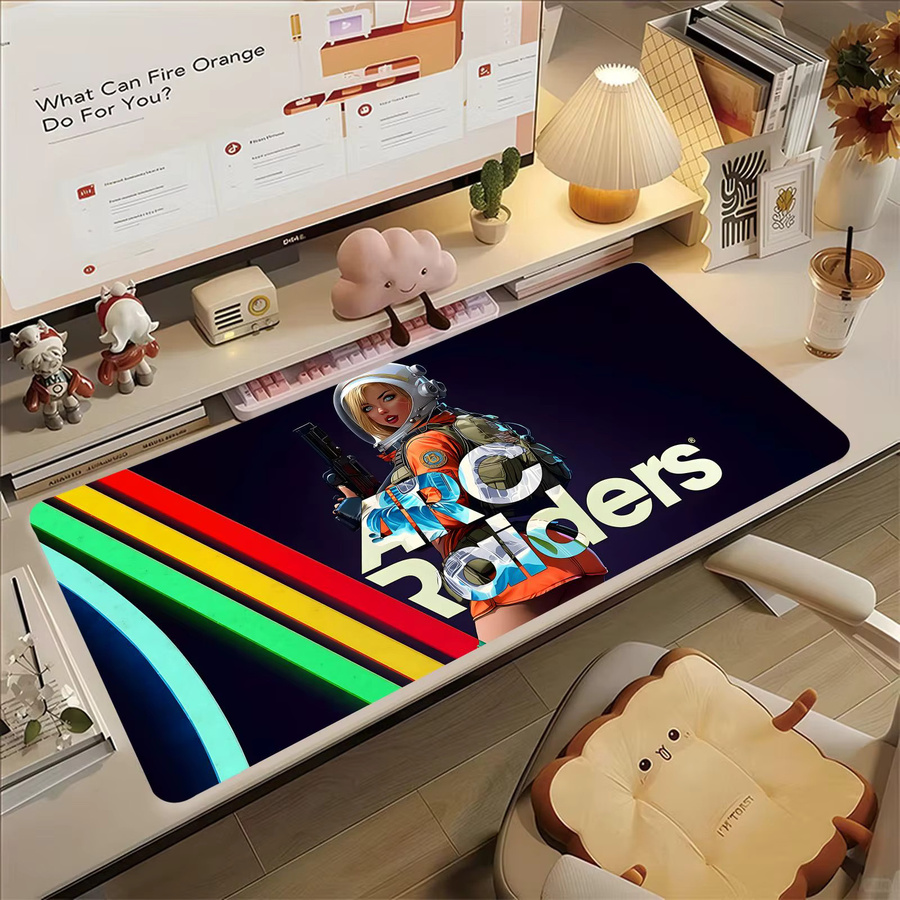ANLUAN ARC Raiders XXL Gaming-Mauspad und Schreibtischunterlage, Schwarz/Mehrfarbig - Bild 3