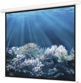 Magnetoplan Elektrische Leinwand Standard, Farbe: Weiß, B/H: 200 x 150 cm, Format 4:3 - Bild 1