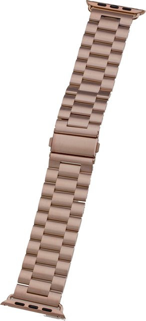 Uhrenarmband Milanaise, Roségold, Unisex, für Apple Watch 41-49mm - Bild 1