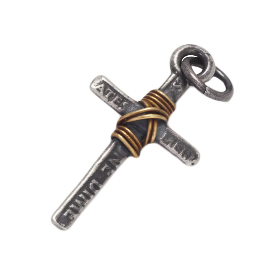 GQTorch Kreuz-Anhänger-Halskette, 925 Silber, Unisex - Bild 3