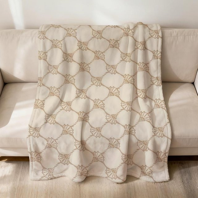 Weiche und warme Flanell-Plüschdecke von Useful Home in modernem Design, B/B: 100 x 150 cm - Bild 1