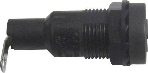 TRU Components TC-R3-11 Sicherungshalter Schwarz für Feinsicherungen 5 x 20 mm 10A 250 V/AC - Bild 1