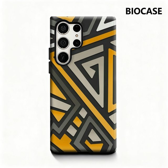 GeoVoyage Handyhülle mit glänzender doppellagiger Rückseite für Samsung Galaxy S25 Ultra, S24 und S23 Ultra Plus in Multicolour - Bild 1