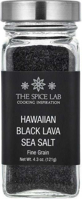the spice lab Hawaiianisches Schwarzes Lavastein-Meersalz feinkörnig 121 g - Bild 1