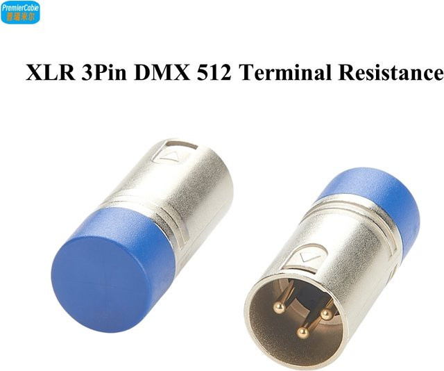 PremierCable XLR 3Pin oder 5Pin DMX 512 Terminator 120 Ohm Signal Stabilisator für Bühnenbeleuchtung - Bild 1