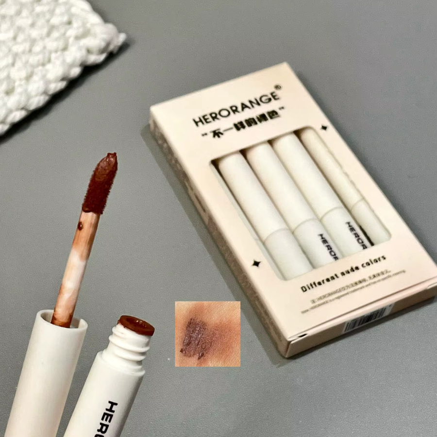 Herorange Lipgloss 5er-Set Matte Nude Colors, Damen - Bild 2