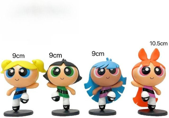 Binchi The Powerpuff Girls, Figur, 4-teiliges Set, ab 14 Jahren - Bild 1