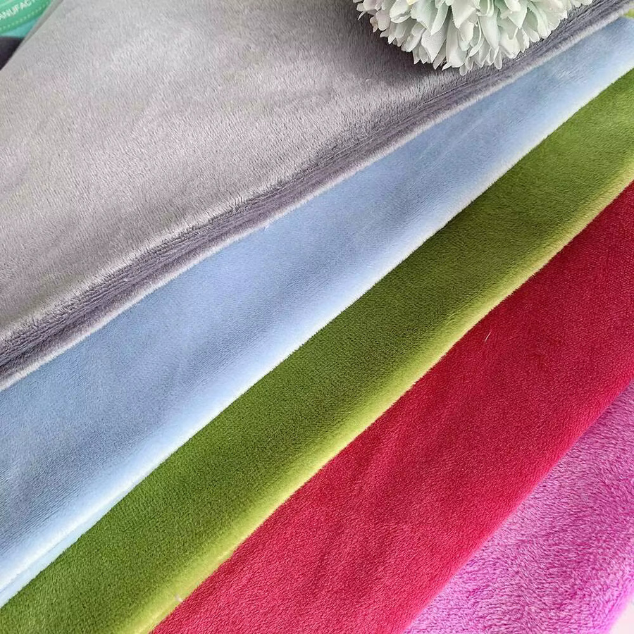 Sewbato Minky-Plüschstoff aus 100 % Polyester, 1,5 mm Dicke, Multicolour - Bild 3
