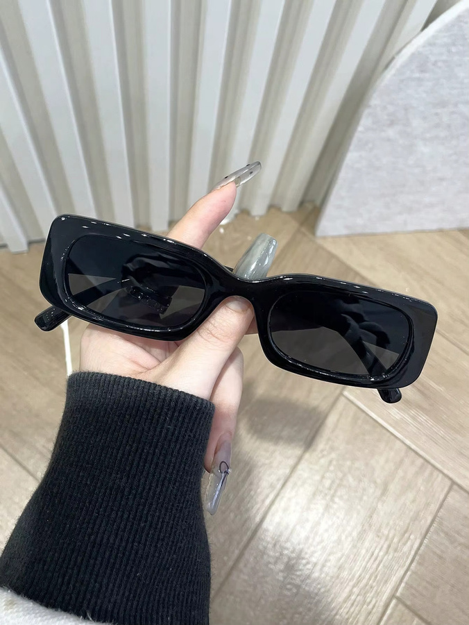 Fairmarry Korrektionsbrille, Unisex, Vollrand, rechteckig, Kunststoff, black - Bild 1