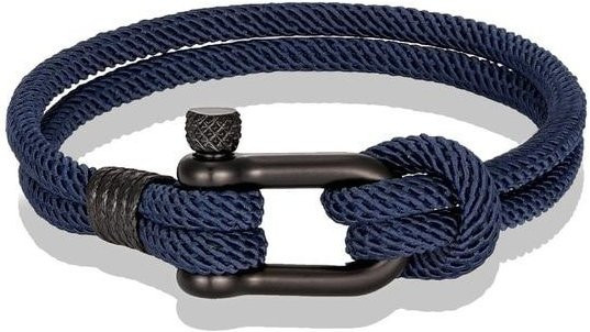 Yiran pet products Survival-Armband, Edelstahl, Schwarz, Unisex, 21cm - Bild 1