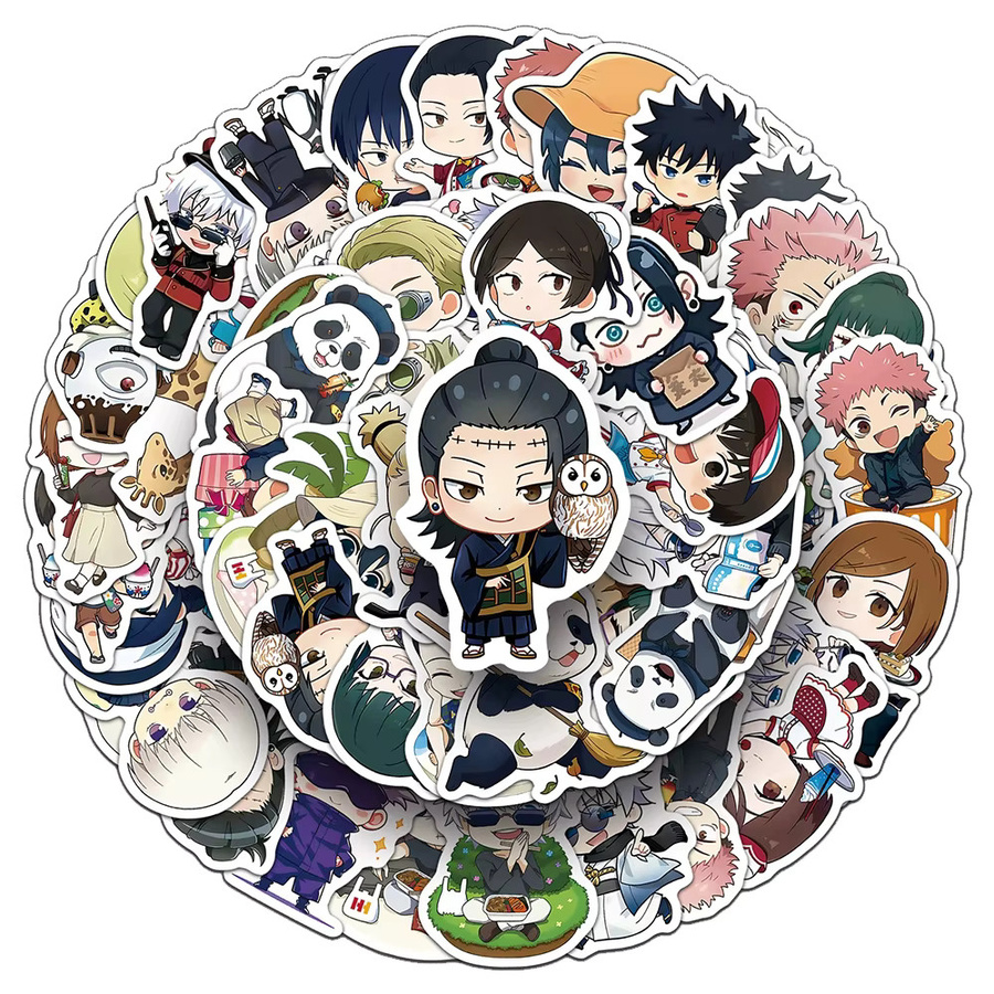 Bandai Jujutsu Kaisen Aufkleber, Bunt / Mehrfarbig - Bild 2