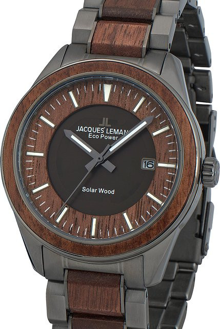 Jacques Lemans Herrenuhr, Solar, Edelstahl, 40 mm, 10 ATM - Bild 1