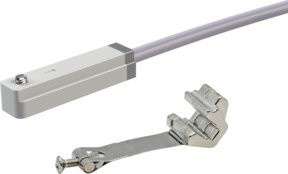 Riegler HALL-Sensor Rundzylinder MI MSI PNP Silber mit 3 m Kabel für Kolben Durchmesser 16 mm - Bild 1