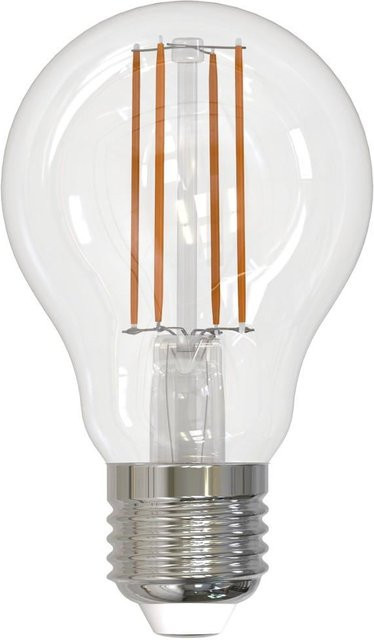 Hama LED-Filamentlampe E27, A60, 806lm, ersetzt 60W, warmweiß, transparentes Glas - Bild 1