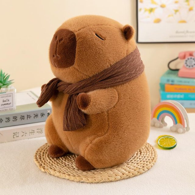 Joyful toys Schal Capybara Puppe, Plüschtier, 80cm - Bild 1